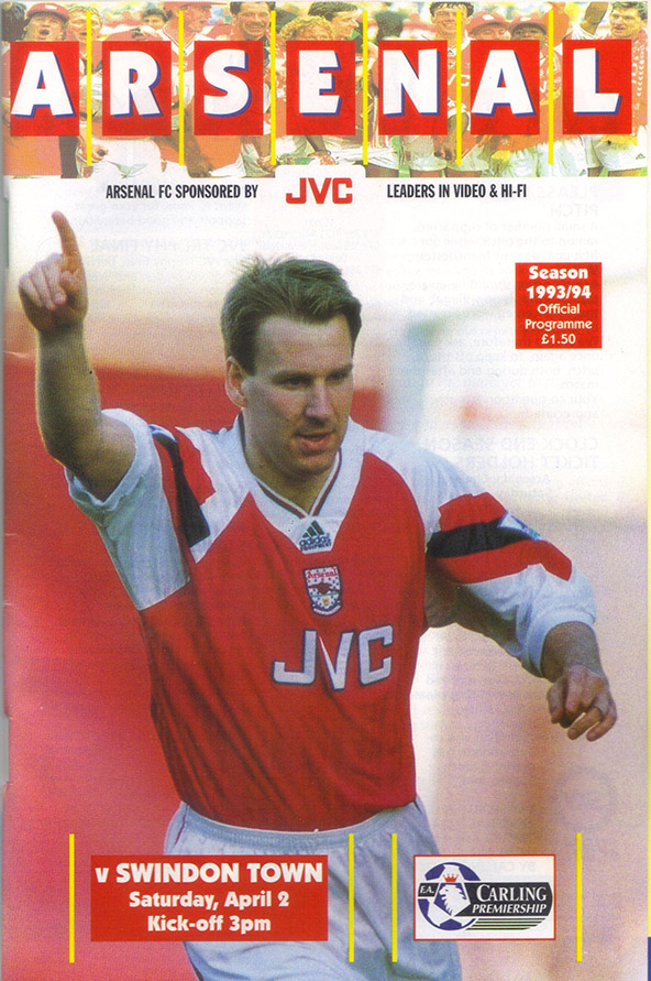 <b>Saturday, April 2, 1994</b><br />vs. Arsenal (Away)